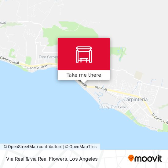 Mapa de Via Real & via Real Flowers