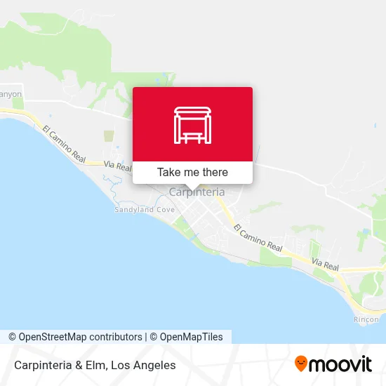Carpinteria & Elm map