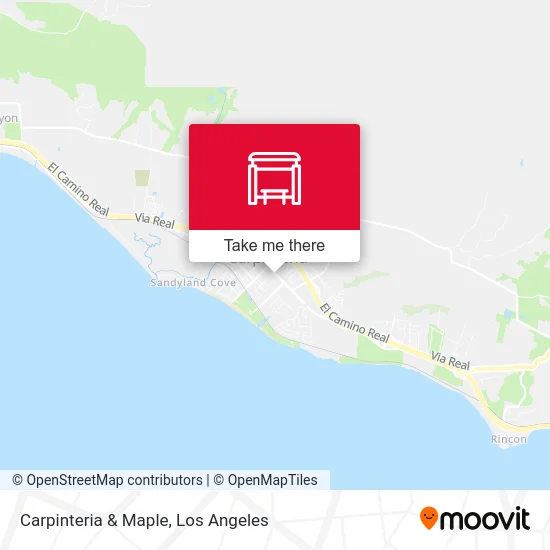 Carpinteria & Maple map