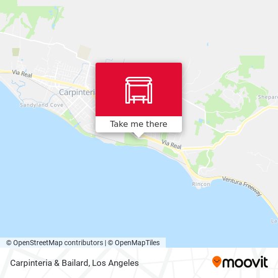 Carpinteria & Bailard map