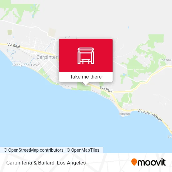 Carpinteria & Bailard map