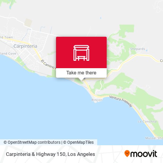 Mapa de Carpinteria & Highway 150