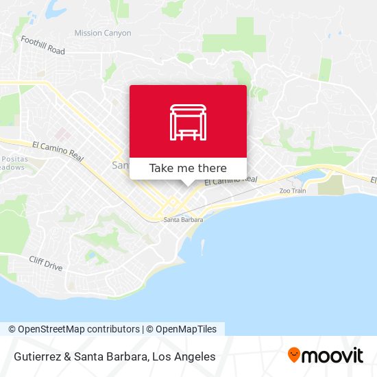 Gutierrez & Santa Barbara map