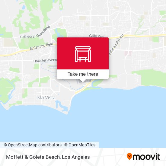 Mapa de Moffett & Goleta Beach