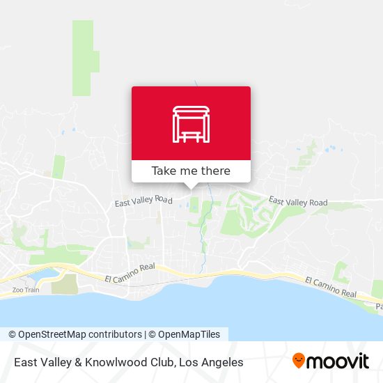 Mapa de East Valley & Knowlwood Club