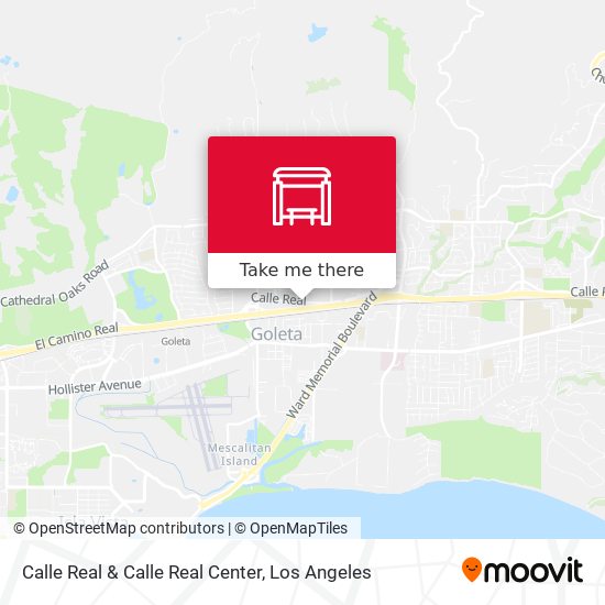 Calle Real & Calle Real Center map