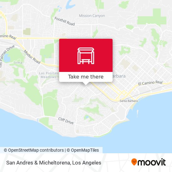San Andres & Micheltorena map