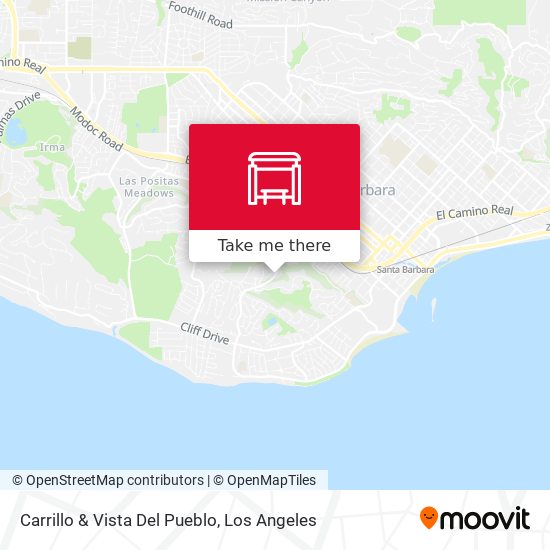 Mapa de Carrillo & Vista Del Pueblo