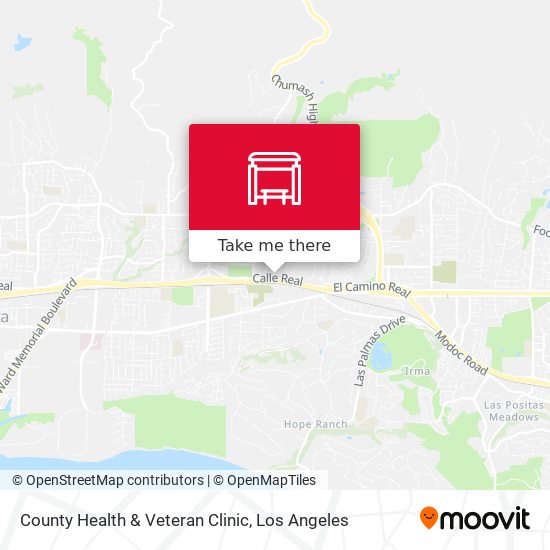 County Health & Veteran Clinic map