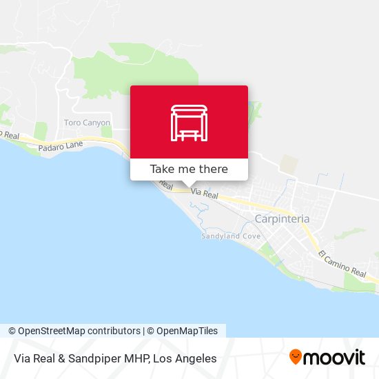 Via Real & Sandpiper MHP map