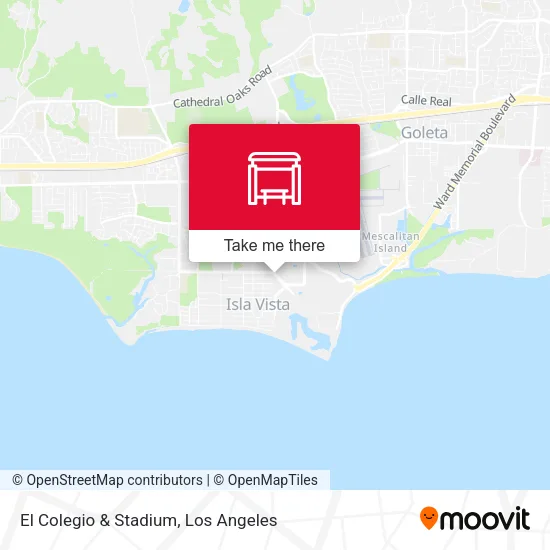El Colegio & Stadium map