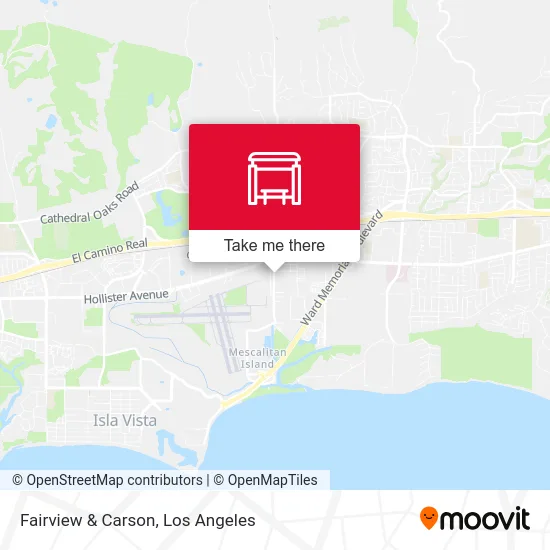 Fairview & Carson map