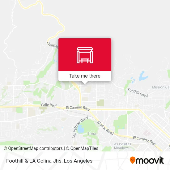 Foothill & LA Colina Jhs map
