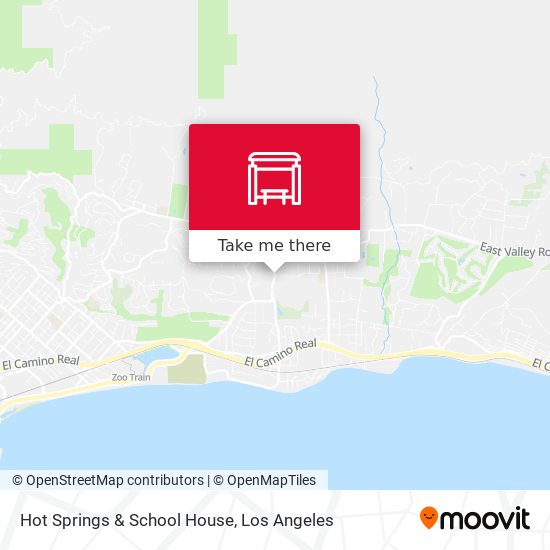 Hot Springs & School House map