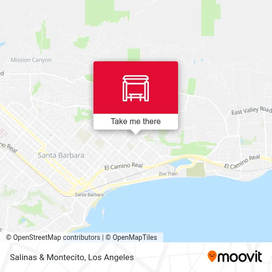 Salinas & Montecito map