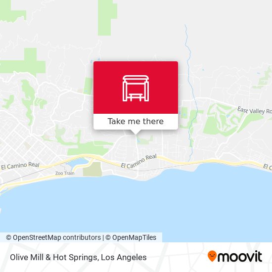 Olive Mill & Hot Springs map