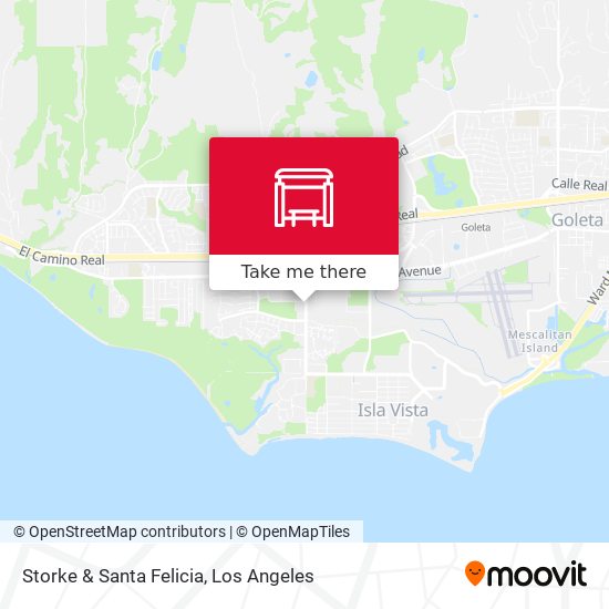 Storke & Santa Felicia map