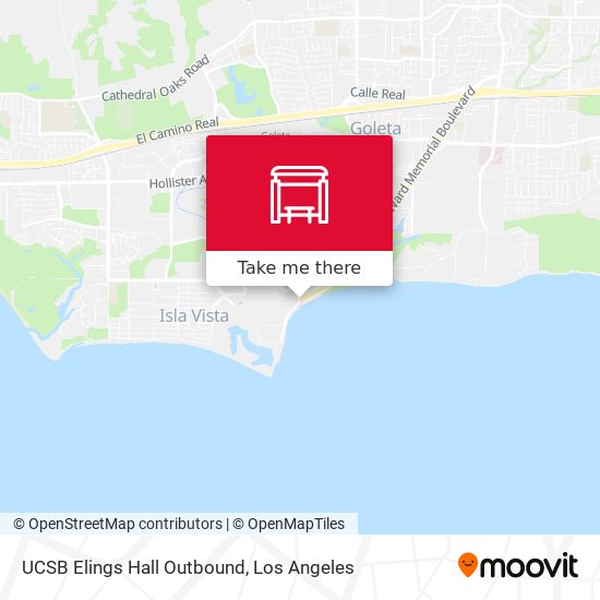 UCSB Elings Hall Outbound map