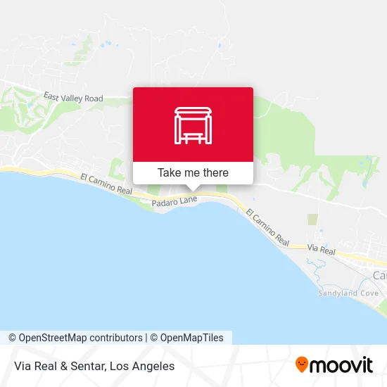 Via Real & Sentar map