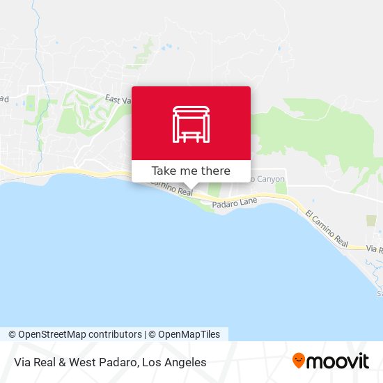 Via Real & West Padaro map