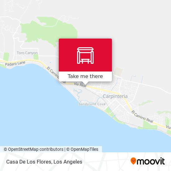 Casa De Los Flores map