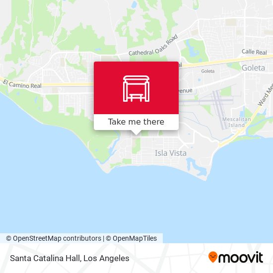 Santa Catalina Hall map