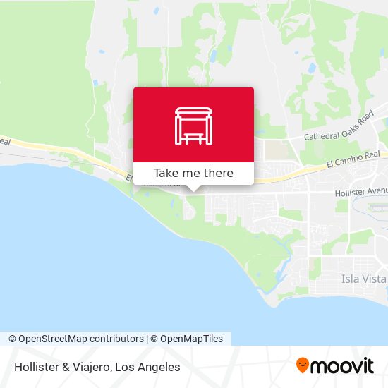 Hollister & Viajero map