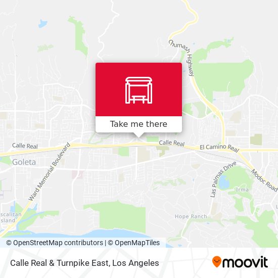 Calle Real & Turnpike East map