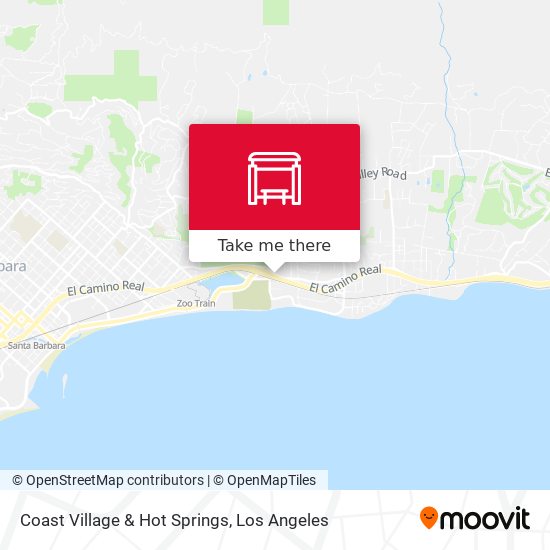 Mapa de Coast Village & Hot Springs