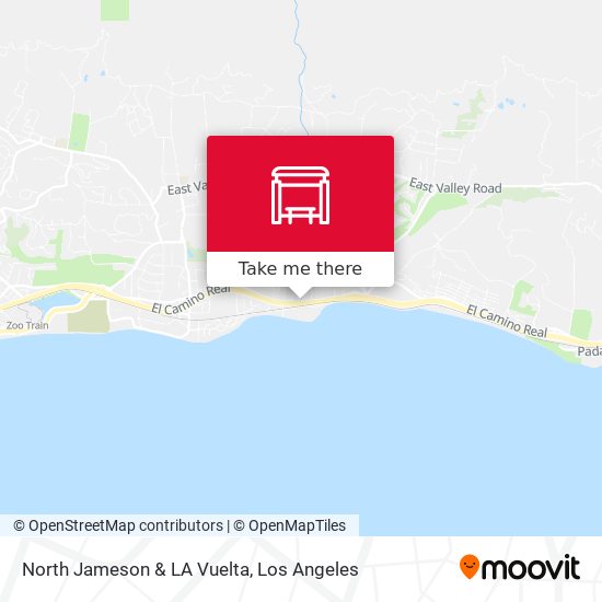 North Jameson & LA Vuelta map