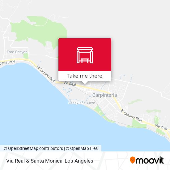 Mapa de Via Real & Santa Monica