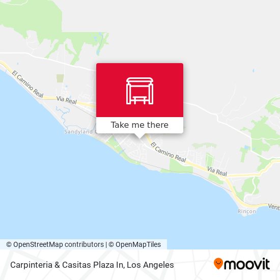 Carpinteria & Casitas Plaza In map