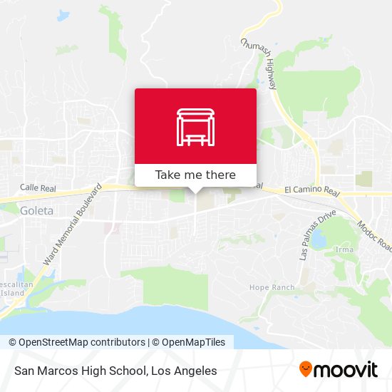 San Marcos High School map