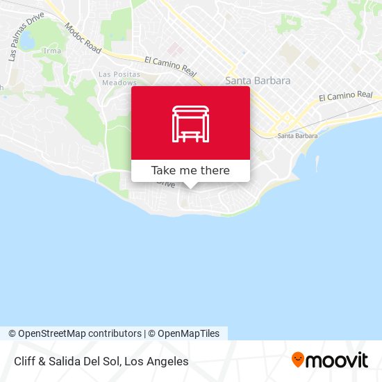 Cliff & Salida Del Sol map