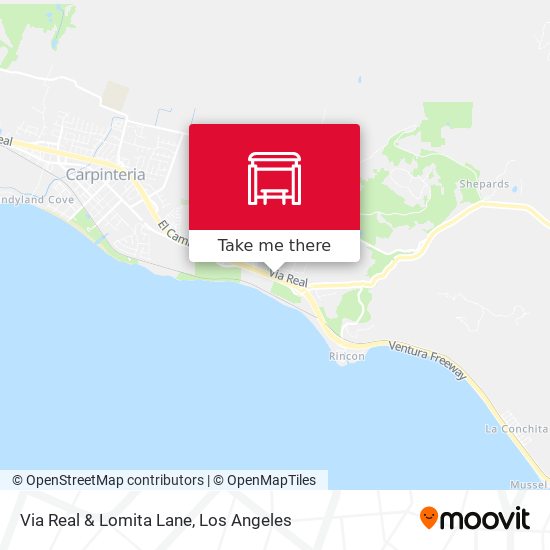 Mapa de Via Real & Lomita Lane