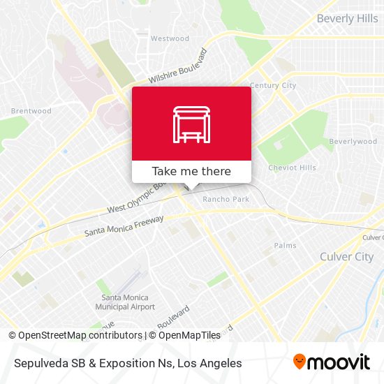 Sepulveda SB & Exposition Ns map