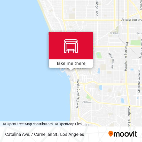 Catalina Ave. / Carnelian St. map