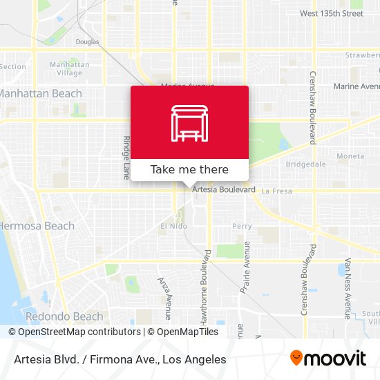 Artesia Blvd. / Firmona Ave. map