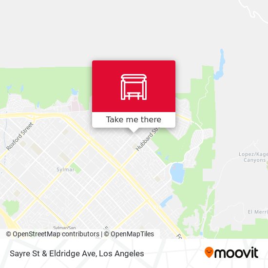 Sayre St & Eldridge Ave map