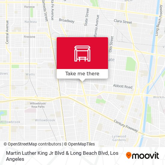 Martin Luther King Jr Blvd & Long Beach Blvd map