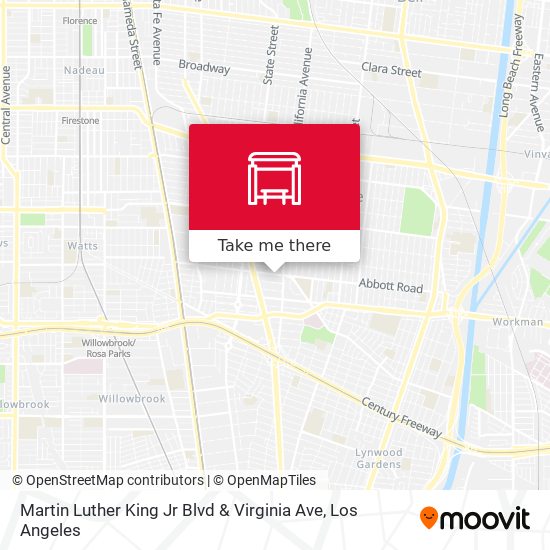 Martin Luther King Jr Blvd & Virginia Ave map