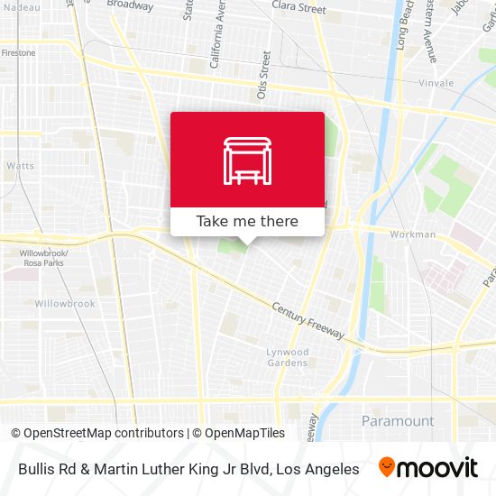 Bullis Rd & Martin Luther King Jr Blvd map