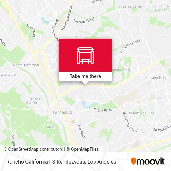 Rancho California FS Rendezvous map