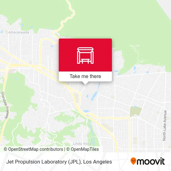 Jet Propulsion Laboratory (JPL) map