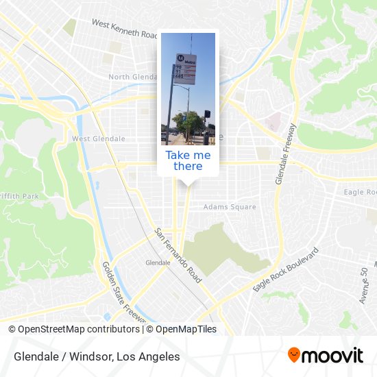 Mapa de Glendale / Windsor