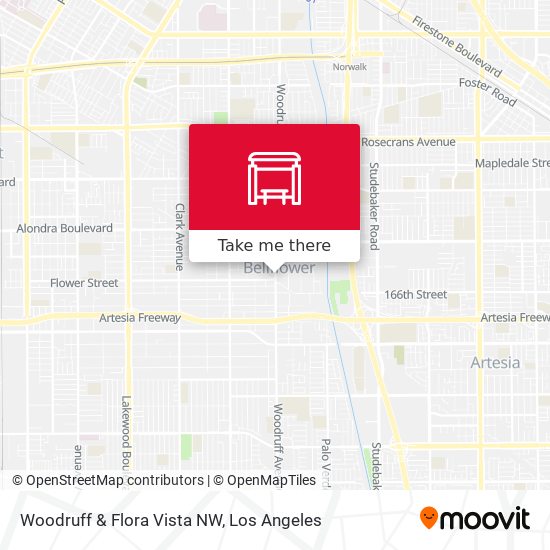 Woodruff & Flora Vista NW map