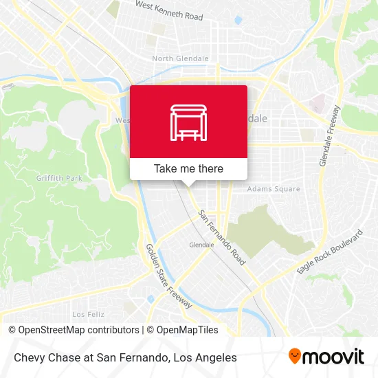 Chevy Chase at San Fernando map