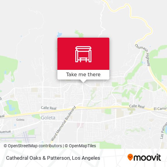 Cathedral Oaks & Patterson map