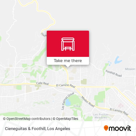 Mapa de Cieneguitas & Foothill