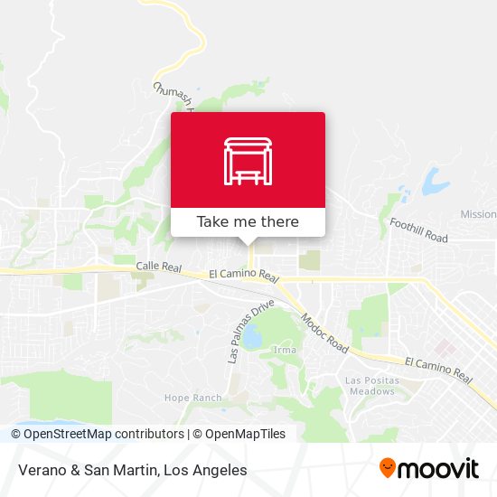 Verano & San Martin map